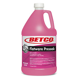 BETCO LIQUID FLATWARE PRE-SOAK - 4L (4/case) - T3218